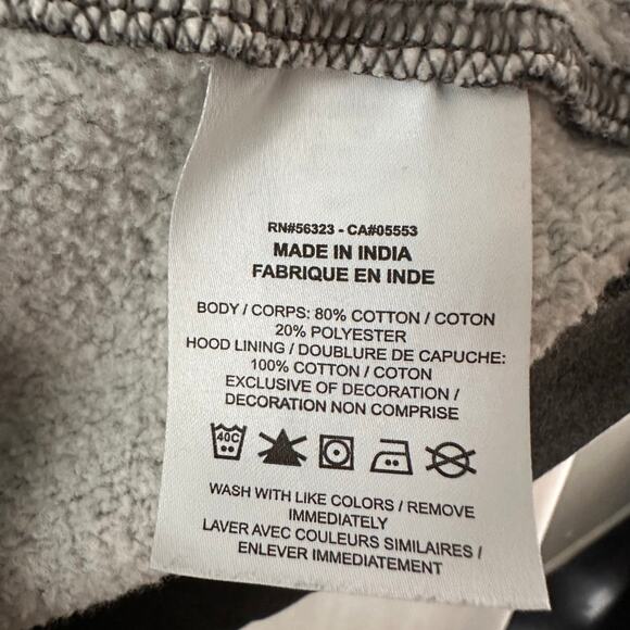 Nike Sportswear Mens Club Fleece Pullover Hoodie Sweatshirt Charcoal Gray XS - Picture 6 of 6